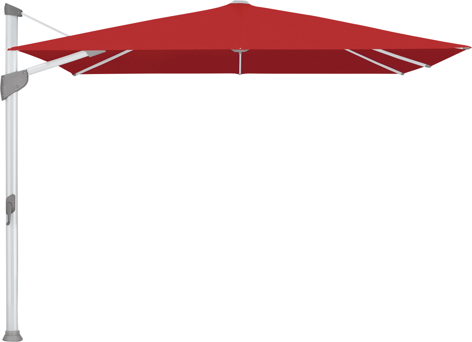 FORTANO - 300x300 / rechteckig / 4 / Carmine / ohne / Natureloxiertes Aluminium FORTANO - 300x300 / rechteckig / 4 / Carmine / ohne / Natureloxiertes Aluminium