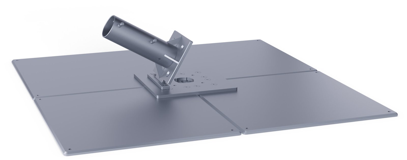 Standplatte mit Klappscharnier - feuerverzinkt, 1 Lage = 4 Platten, ca. 277 kg Standplatte mit Klappscharnier - feuerverzinkt, 1 Lage = 4 Platten, ca. 277 kg