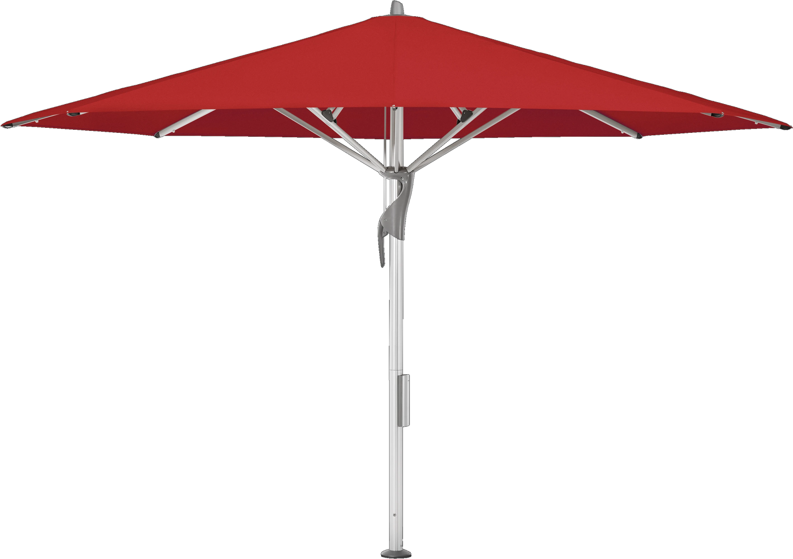 FORTELLO LED - 400 / rund / 4 / Carmine / ohne / Natureloxiertes Aluminium