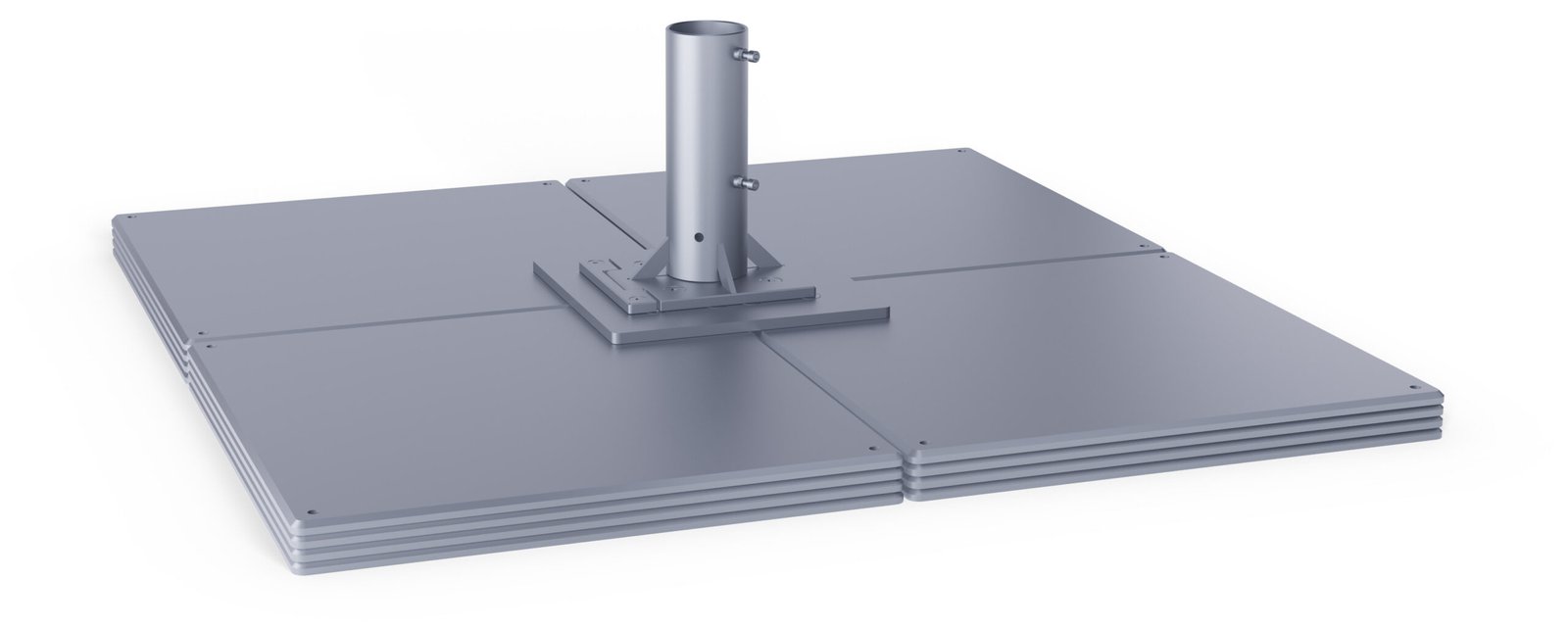 Standplatte mit Klappscharnier - feuerverzinkt, 4 Lagen = 16 Platten, ca. 1024 kg Standplatte mit Klappscharnier - feuerverzinkt, 4 Lagen = 16 Platten, ca. 1024 kg