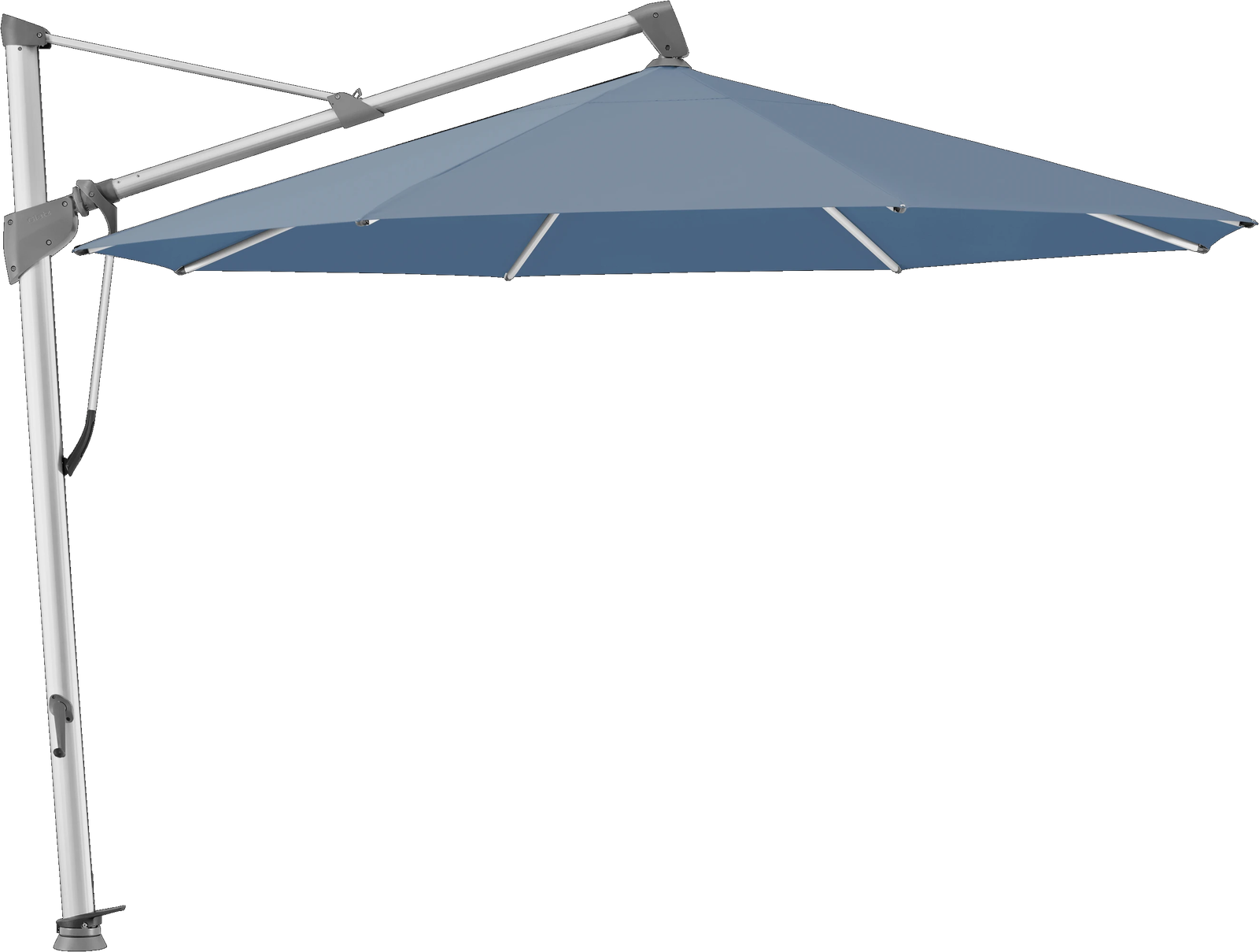 SOMBRANO S+ - 400 / rund / 5 / Waterfall / ohne / Natureloxiertes Aluminium SOMBRANO S+ - 400 / rund / 5 / Waterfall / ohne / Natureloxiertes Aluminium