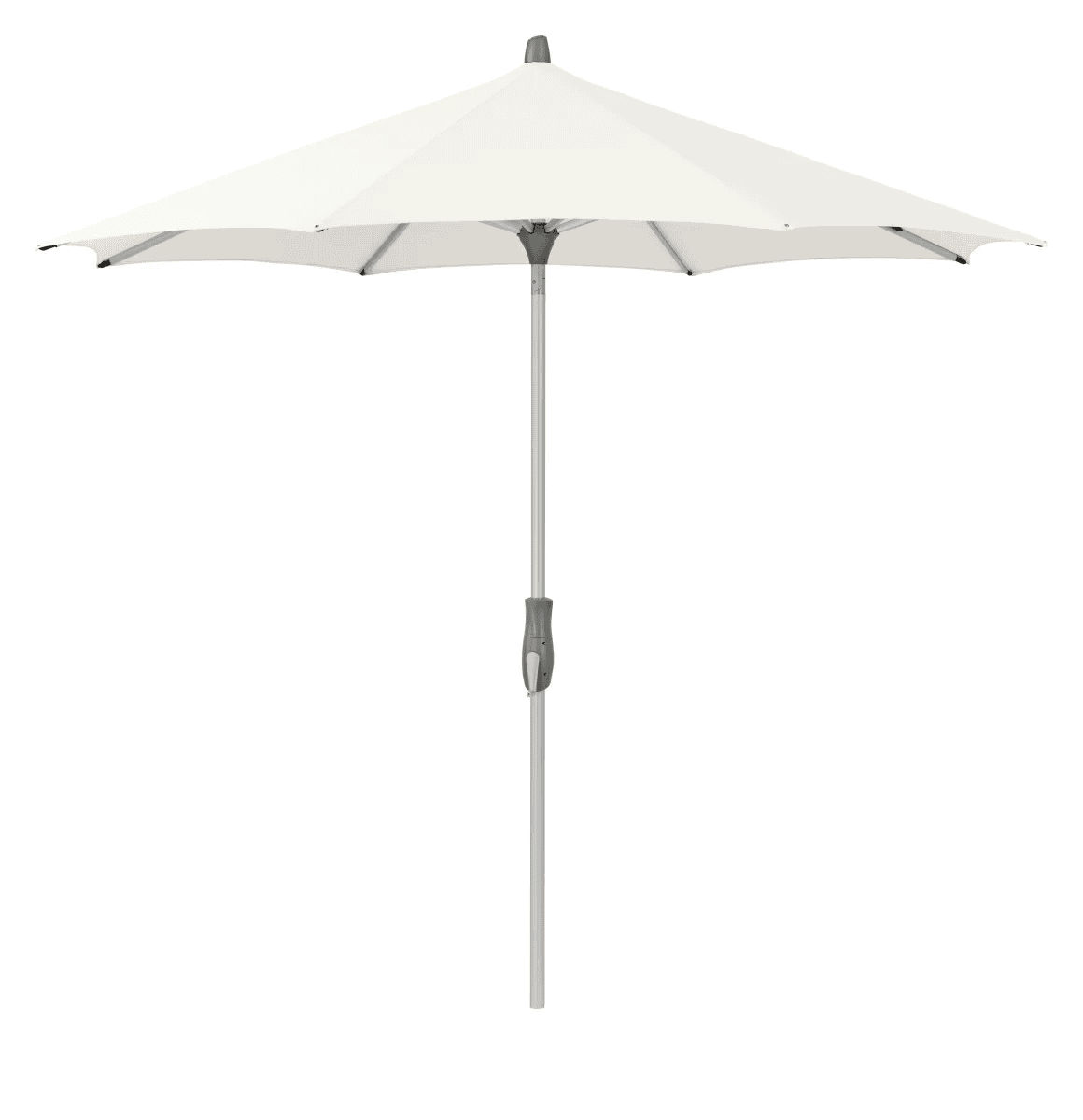 ALU-TWIST - 330 / rund / 2 / Off white / ohne / Natureloxiertes Aluminium