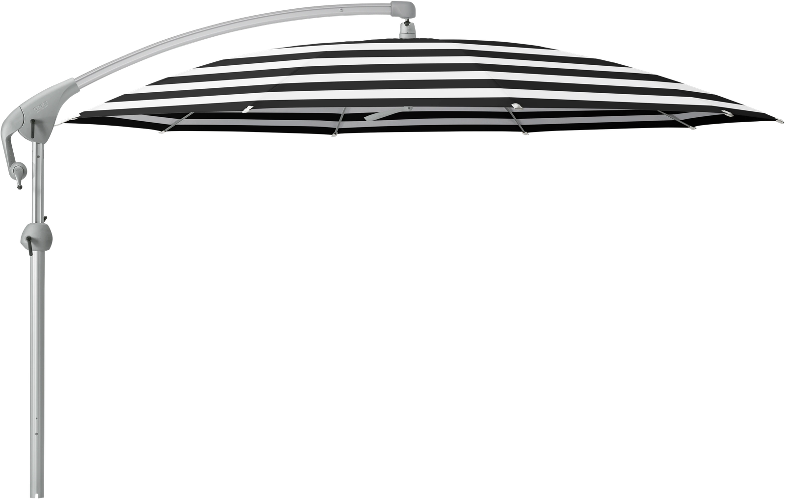PENDALEX P+ - 300 / rund / 5 / Black Stripe / mit / Natureloxiertes Aluminium PENDALEX P+ - 300 / rund / 5 / Black Stripe / mit / Natureloxiertes Aluminium