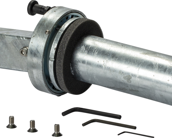 Bodenhülse mit Standrohr AMB, drehbar 210°