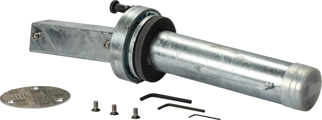 Bodenhülse mit Standrohr AMB, drehbar 210°