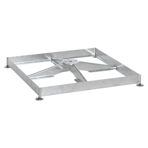 Sockelrahmen M4, 120kg, (für 8 Platten 40x40x4cm)